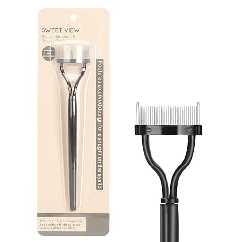 SWEET VIEW Eyelash Comb Lash Separator Brush Mascara Clump Remover Professional Eye Makeup Tools - Image 1