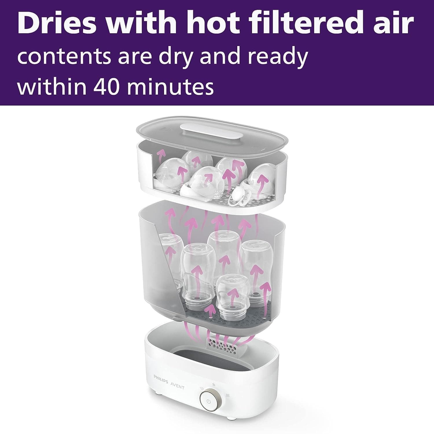 Philips Avent Electric Steam Steriliser and Dryer, SCF293/00 thumbnail 4