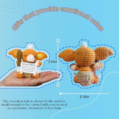 Lummitwit Emotional Support Crochet Kingdom Tears Bokoblin Crochet Animal Cute Positive Pig Stress Relief Therapy Gift Zelda Figures Funny Zelda Gifts Handmade Desk Accessoriesn thumbnail 2