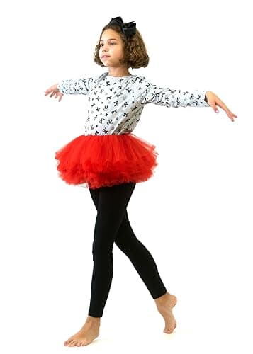 My Lello Big Girls 10-Layer Short Ballet Tulle Tutu Skirt (4T-10yr) thumbnail 5