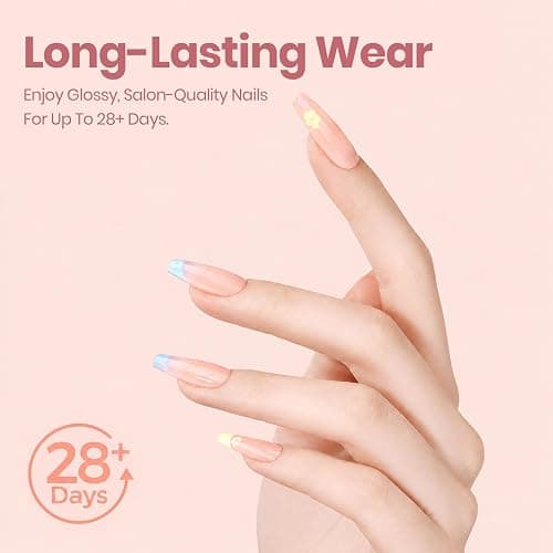 Beetles Nude Gel Nail Polish, 15ML Nude Pink Natural Gel Polish Nail | Jelly Gel Nail Polish Soft Sheer Nail Polish Nail Concealer Soak Off UV Nail Lamp French Nail Art Manicure Gift for Women thumbnail 7