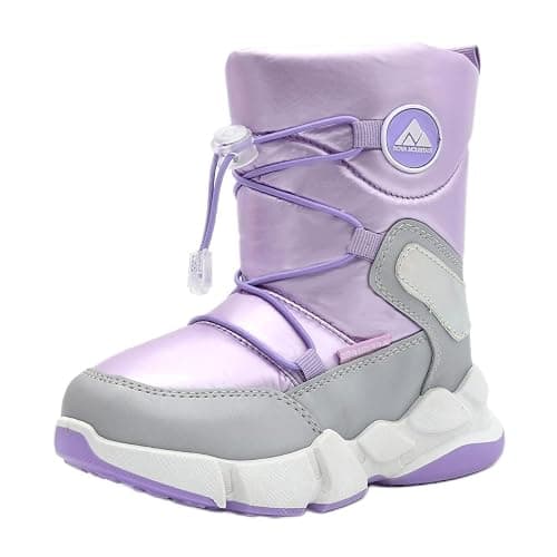 Nova Mountain Boys Girls Little Kids Winter Snow Boots,NF - Image 1
