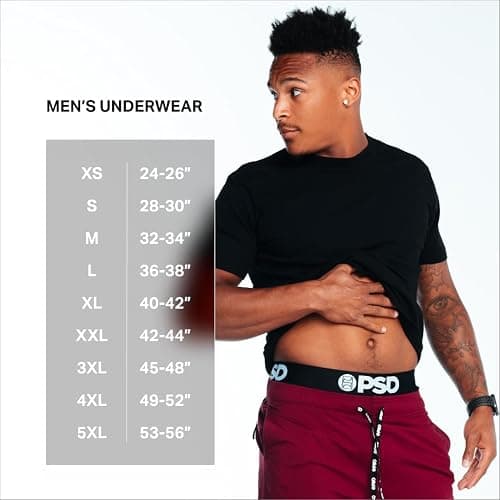 PSD Underwear Mens Boxer Briefs - Gemstone, Standard Length Pack & Singles, Soft & Breathable Boxer Briefs for Men thumbnail 2