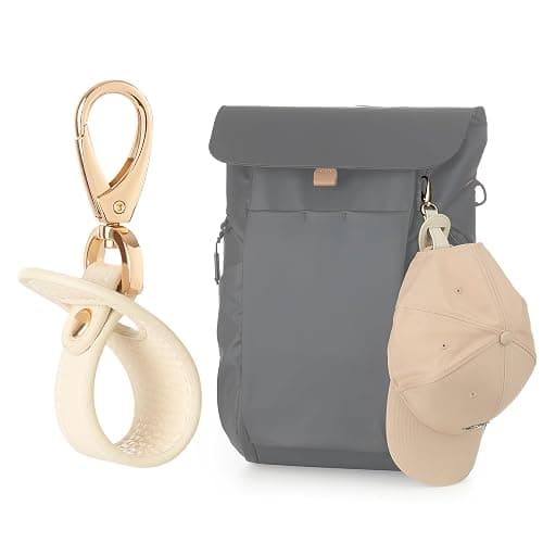 BAREFOOT CARIBOU Hat Clip for Travel, Hands-Free Bag, Backpack, Purse, and Hiking Gear Clip-on Holder Strap for Baseball, Snapback, and Ponytail Caps - Image 1