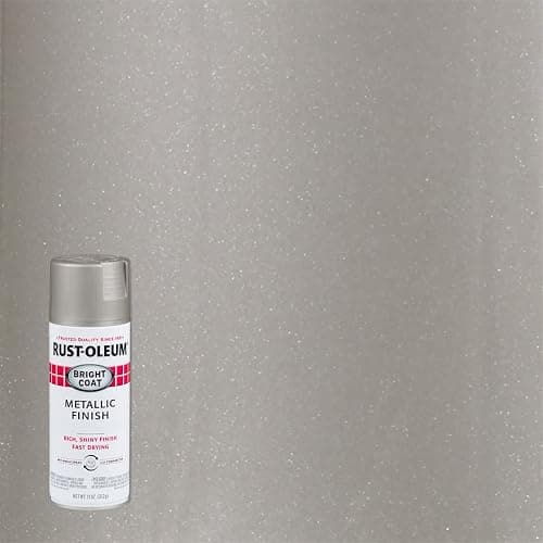 Rust-Oleum Stops Rust Bright Coat Metallic Spray Paint, Chrome | Rust Resistant, Indoor and Outdoor, Beautiful Finish on Metal, Wood and More, Comfort Tip Sprays from Any Angle, 11 oz, thumbnail 3