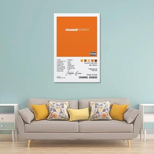 Frank Ocean Album Cover Poster - Channel ORANGE Decorative Painting Canvas Wall Art, 12x18inch (30x45cm) - Modern Family Bedroom Decor thumbnail 2