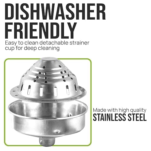 Zulay Kitchen Cast-Iron Orange Juice Squeezer - Easy-to-Clean, Heavy-Duty, Professional Citrus Juicer - Stainless Steel Lemon Squeezer - Manual Citrus Press & Orange Squeezer - Orange Juicer (Black) thumbnail 8