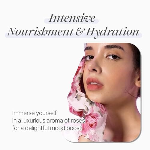 koelf PETITFEE Rose Petal Satin Hand Mask (5pairs) - Intensive Nourishing, Moisturizing Gloves, Rose Scented Hand Repair Masks with Peptide, Collagen, Shea Butter for Silky Smooth Hand, Hand Treatment thumbnail 2