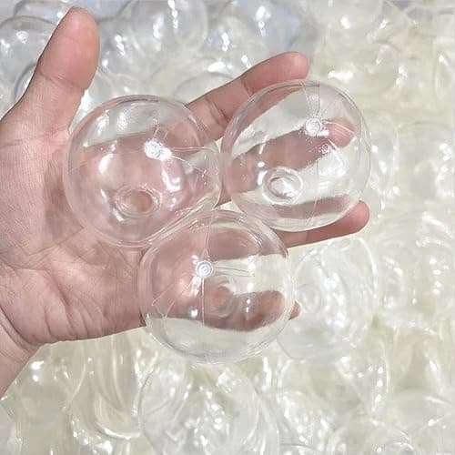 10PCS DIY Stress Ball Making Kit,Milky Blank Skins Empty Stress Ball DIY Kit,Vacuum Squishies StressBall with Empty Skin Base,Lid,Make Your Own Fidget Pressure Balls for Adults Sensory StressRelief thumbnail 7
