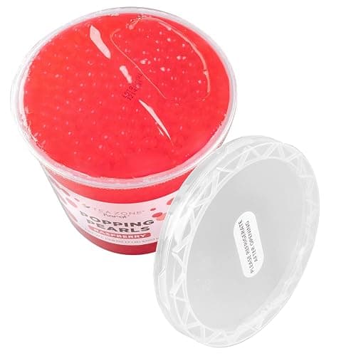 Tea Zone [7 Pounds] Raspberry POPPING PEARLS™ for Boba Tea Beverages, Sweets, Ice Cream Topping | B2063 thumbnail 9