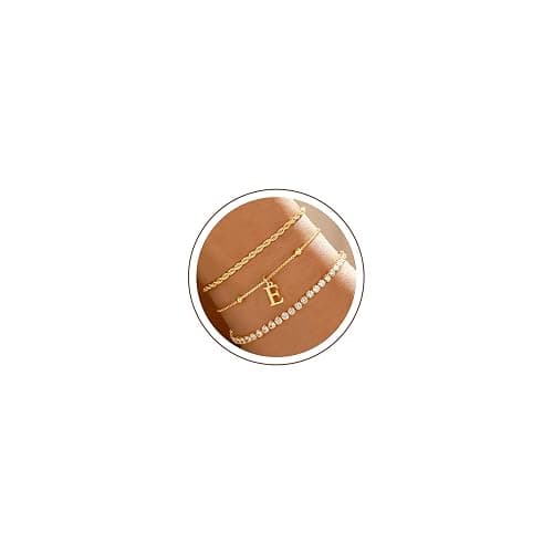 Gold jewelry Letter E thumbnail 2