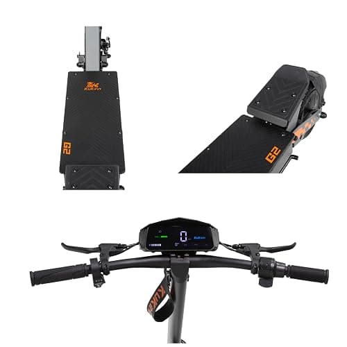 KuKirin G2 Electric Scooter for Adults, Long Range Foldable E Scooter, 55km Range, 10-Inch Off-Road Tyres, Dual Suspension, Dual Brakes, Touch Display, IPX4 Water Resistant, EN17128 thumbnail 4