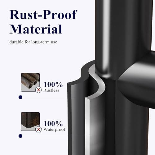 Kitsure Toilet Paper Holder Free Standing – Rustproof Metal Toilet Paper Stand for 4 Rolls with Anti-Slip Base and Shelf for Phone & Small Items, Bathroom Organizers and Storage, Medium, Black thumbnail 8