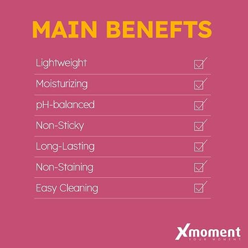 Xmoment Ultra Smooth Water-Based Lube - 8 Fl Oz Personal Lubricant for Vaginal and Anal Sex, pH Balanced Lube Without Glycerin & Parabens, Slippery Massage Gel for Women, Men and Couples thumbnail 8
