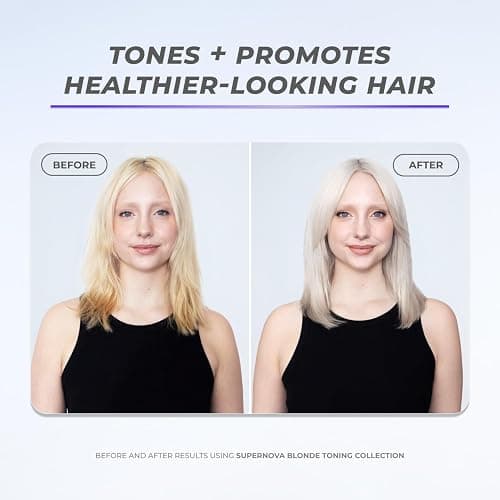 XMONDO Supernova Blonde Toning Reparative Mask – Tones, Repairs, & Hydrates, Vegan with Jojoba Oil, 7.95 oz thumbnail 2