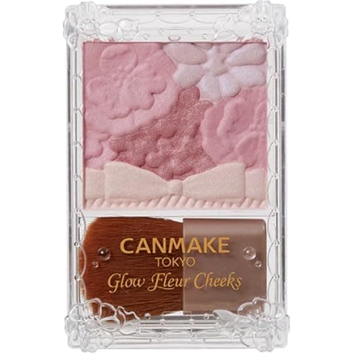 CANMAKE - Glow Fleur Cheeks - Long-Lasting Light Natural Blending Gentle Pearl Radiance - 0.20oz (5.7g) (16 Lilac Fleur (4901008313917)) - Image 1