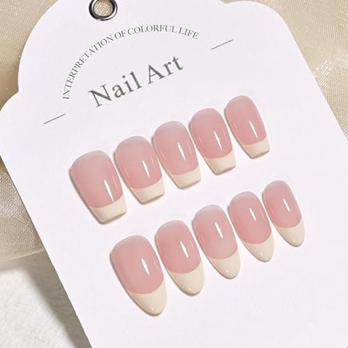GAOY Beige Swirl Gel Nail Polish Art Liner, 12ml UV Gel with Thin Brush | Beige White Color Nail Paint Design with Thin Brush, French Tip Tool, UV/LED Cure Required, DIY French Manicure at Home thumbnail 4