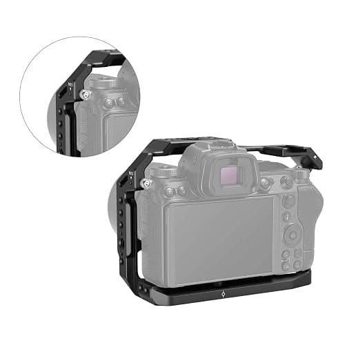 SmallRig Aluminum Alloy Cage for Nikon Z5 / Z6 / Z7 / Z6II / Z7II Camera with Built-in NATO Rail and Cold Shoe Mount for Microphone and Light 2926 thumbnail 5