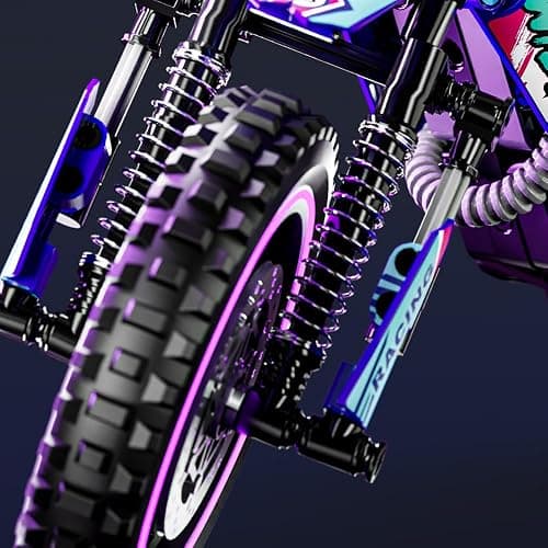 Mesiondy Pink Motorcycle Toy Building Blocks Set,Stem Bricks Sets,Toys Build A Model Motorcycle, (476 Pieces) for Boys Girls & Adults Kids Boys Ages 6 7 8 9 10 11 12+ (red) thumbnail 8