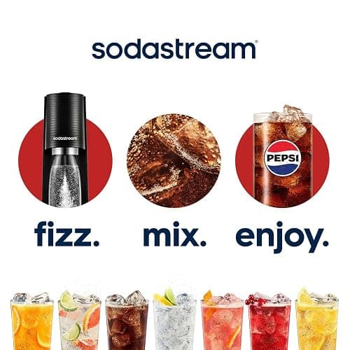 Sodastream Syrup Mixed Pack, Pepsi MAX, Cherry, Lime & 7UP Zero Fizzy Water Flavouring Syrup, Sugar Free Sparkling Drink Mix, Official Pepsi & 7UP Flavours, 4 x 440ml Multipack, Makes Up to 36L thumbnail 4