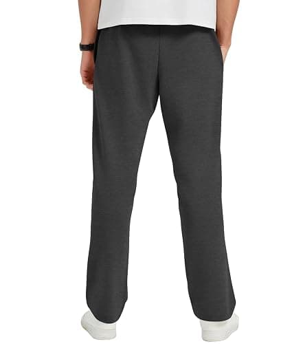 Idtswch 30/32/34/36/38/40 Long Inseam Mens Tall Sweatpants Open Bottom Joggers Athletic Yoga Pants with Pockets thumbnail 2
