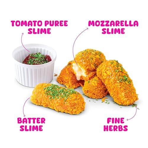 Slime Mart Shopping Bag (4 Pack) by ZURU – DIY Slime Food Meals Making Kit, Compound Slime Toy, Arts & Crafts Sensory Play for Kids & Kidults, Perfect for Girls 6-10 thumbnail 6