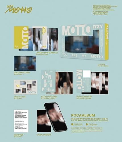 IT-ZY MOTTO Album 5p Set (3Photobooks+2Pocaalbums) thumbnail 6