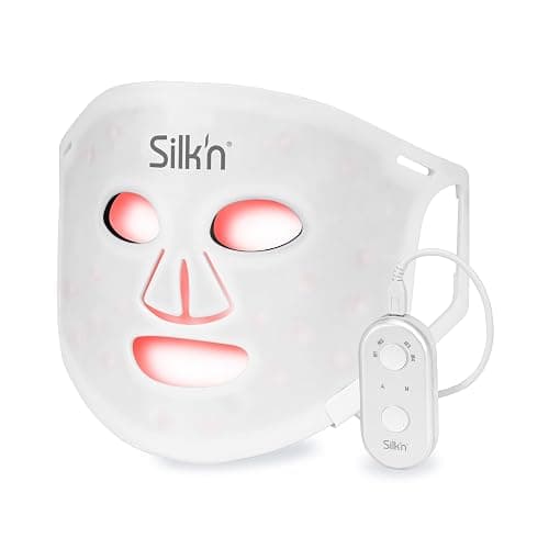 Silk'n Maschera LED viso I LED Face Mask 100 I Maschera per la cura del viso con tecnologia luce LED I senza fili, in silicone, 100 LED - Image 1