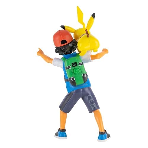 Pokémon 4.5-Inch Feature Battle Action Figure, Features Ash and Launch into Action 2-Inch Pikachu thumbnail 5
