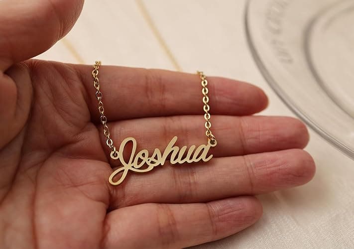 HUAN XUN Custom Name Necklace Personalized Initial Necklaces for Women Customized Stainless Steel Jewelry Gifts for Birthday thumbnail 4
