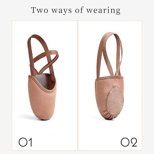 Stelle Half Soles Dance Shoes Women Men Canvas Lyrical Pirouette Ballet Shoes Turners Dance Shoes for Contemporary thumbnail 4