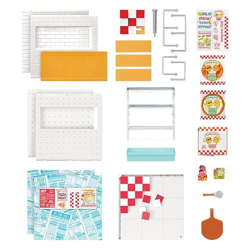 MGA's Miniverse Make It Mini Spaces Pizza Shop, Building Set, Customize, DIY Crafts, Rooms, Hobby, Collectors, Display, Gifts, 8+ thumbnail 10