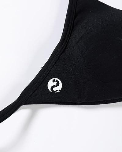 AUROLA Influence Strappy Bra Sports Bras for Women, Backless Padded Impact Strappy Bra Workout Gym Yoga with Removable Cups thumbnail 6