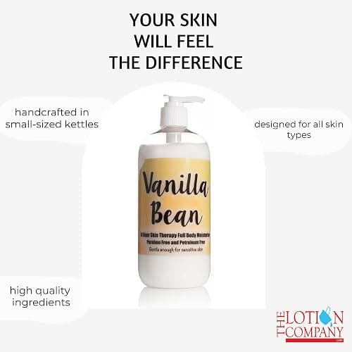 The Lotion Company 24 Hour Skin Therapy Lotion, Full Body Moisturizer, Paraben Free, Made in USA, Vanilla Bean Fragrance, w/ Aloe Vera, 16 Ounces thumbnail 7