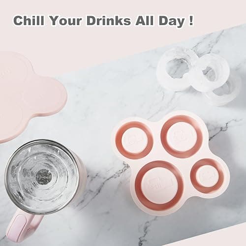 Nax Caki Hollow Cylinder Ice Cube Mold for 20oz 30oz 40oz Stanley Cup Accessories, Silicone Tumbler Ice Mold with Lid for Tumbler Whiskey Cocktails Bourbon thumbnail 6