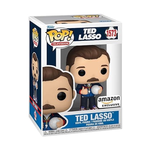 Funko POP! TV: Ted Lasso - Ted with Ball - Collectable Vinyl Figure - Gift Idea - Official Merchandise - for Kids & Adults - TV Fans - Model Figure for Collectors and Display - Image 1