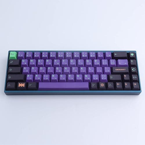 JOMKIZ PBT Keycaps,135 Keys Mecha Dye Sublimation Cherry Profile Keycaps with 7U Clear Spacebar Japanese Keycap Set for Cherry MX Switches US Layout Mechanical Keyboards thumbnail 8