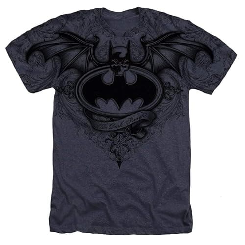 Popfunk Batman Winged Skull Logo All Over T-Shirt - Image 1
