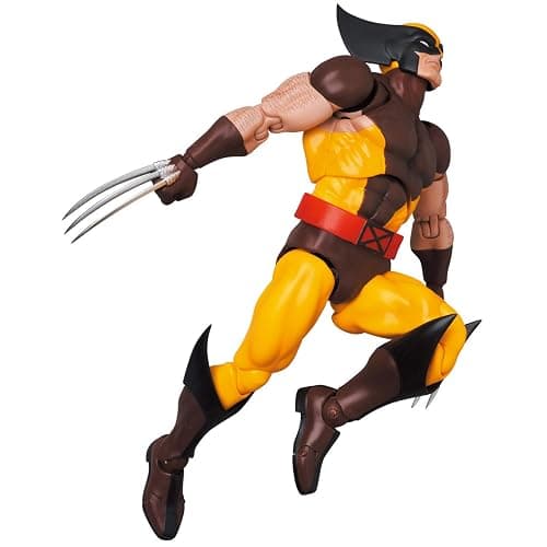 Lingtoolator MAFEX No. 138 Wolverine (BROWN COMIC Ver.) Total Height: Approx. 5.7 inches (145 mm), Painted Action Figure thumbnail 4