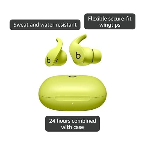 Beats Fit Pro - True Wireless Noise Cancelling Earbuds - Apple H1 Headphone Chip, Compatible with Apple & Android, Class 1 Bluetooth, Built-in Microphone, 6 Hours of Listening Time - Volt Yellow thumbnail 4