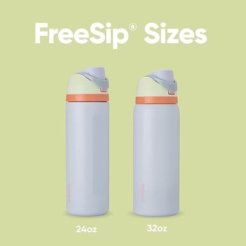 Owala FreeSip Insulated Stainless Steel Water Bottle with Straw for Sports, Travel, and School BPA-Free Sports Water Bottle, 24 oz, Beach House thumbnail 5
