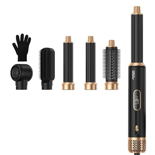 Ukliss Hair Dryer Brush,5 in 1 Blow Dryer Brush Upgrade Hot Air Brush Air Styler Support 110-120V, Professional Curling Wrap Negative Ion Hair Tools As A Gift for Straight/Curl/Drying/Smoothing - Image 1