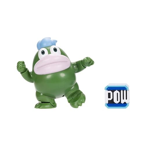 Nintendo Super Mario 4-Inch Spike Poseable Figure with Pow Block Accessory. Ages 3+ (Officially licensed) thumbnail 2