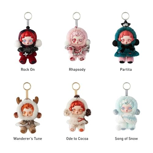 POP MART SKULLPANDA Winter Symphony Series Plush Action Figure Collectible Toy Gift 1 Piece - Winter Symphony - 1PC thumbnail 6