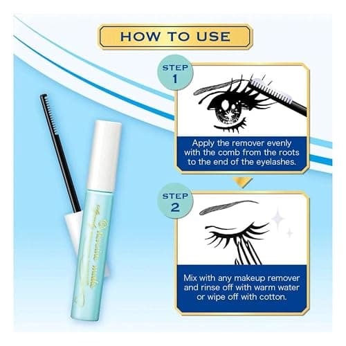 HEROINE MAKE by KISSME Mascara Remover for Waterproof Mascara, Fast-Acting Remover for Waterproof Eye Makeup, Lash-Conditioning & Gentle Non-Irritating Formula for Sensitive Eyelids from Japan 2 EA thumbnail 7