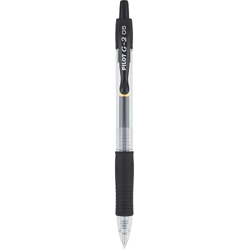 Pilot G2 Premium Gel Roller Pens, Extra Fine Point 0.5 mm, Gel Pens Black Ink, Pack of 12 - Ideal for School, Journaling & Office Writing thumbnail 5
