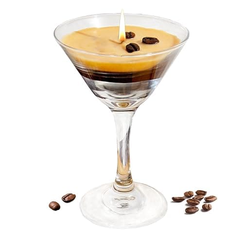 Espresso Martini Candle Unique Gifts for Women Girls,Strong Scented, Natural Soy Wax Coffee Candle Decor for Home,Bedroom,Coffee Martini Candles Gifts for Birthday,Valentine, Mother's Day thumbnail 8