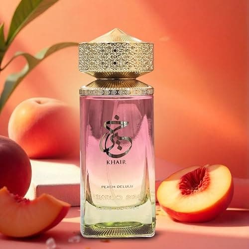 Paris Corner | Khair Peach Delulu Eau de Parfum for Women – 3.4 Fl Oz | Sophisticated Gourmand Perfume with Peach, Nectarine, Guava, Vanilla & Florals | Long Lasting Luxury Fragrance thumbnail 3
