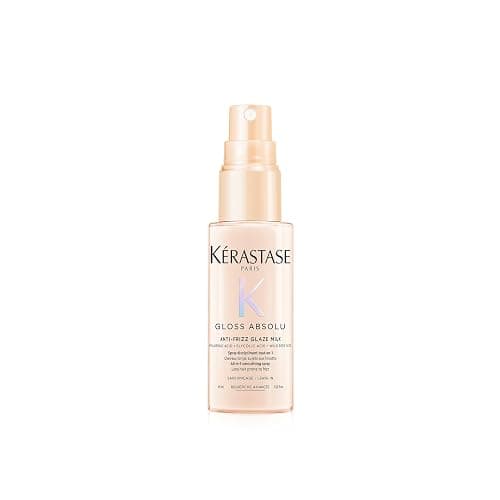 Kerastase Gloss Absolu Anti-Frizz Glaze Milk - Instantly Detangles, Hydrates & Smooths, Eases Blow-Dry, Absorbs Frizz & Fly-Aways, Protects from Heat & Humidity, For Long Hair - Image 1