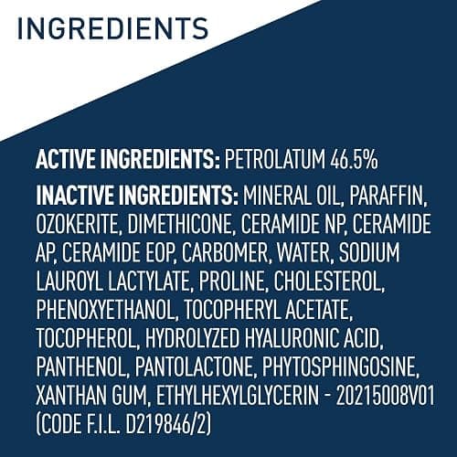 CeraVe Healing Ointment, Hydrating Skin Protectant With Petrolatum, Hyaluronic Acid & Ceramides, Face & Body Skin Barrier Repair For Cracked, Chafed, Dry Skin, Fragrance Free & Lanolin Free, 5 Oz thumbnail 10